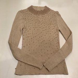 Belldini dressy gold sweater